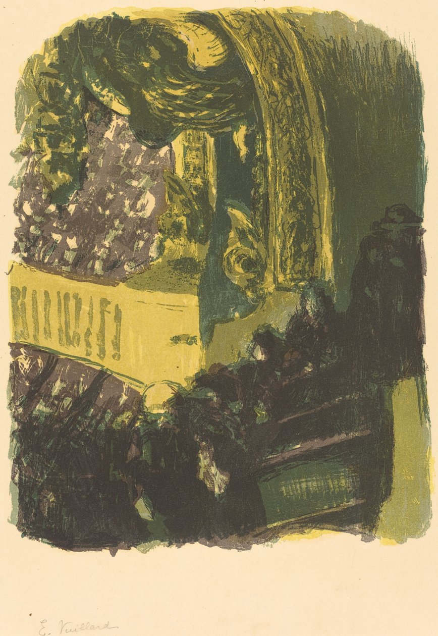 体育馆里的画廊 Une galerie au gymnase, 1900年出版。 作者 爱德华·维拉德
