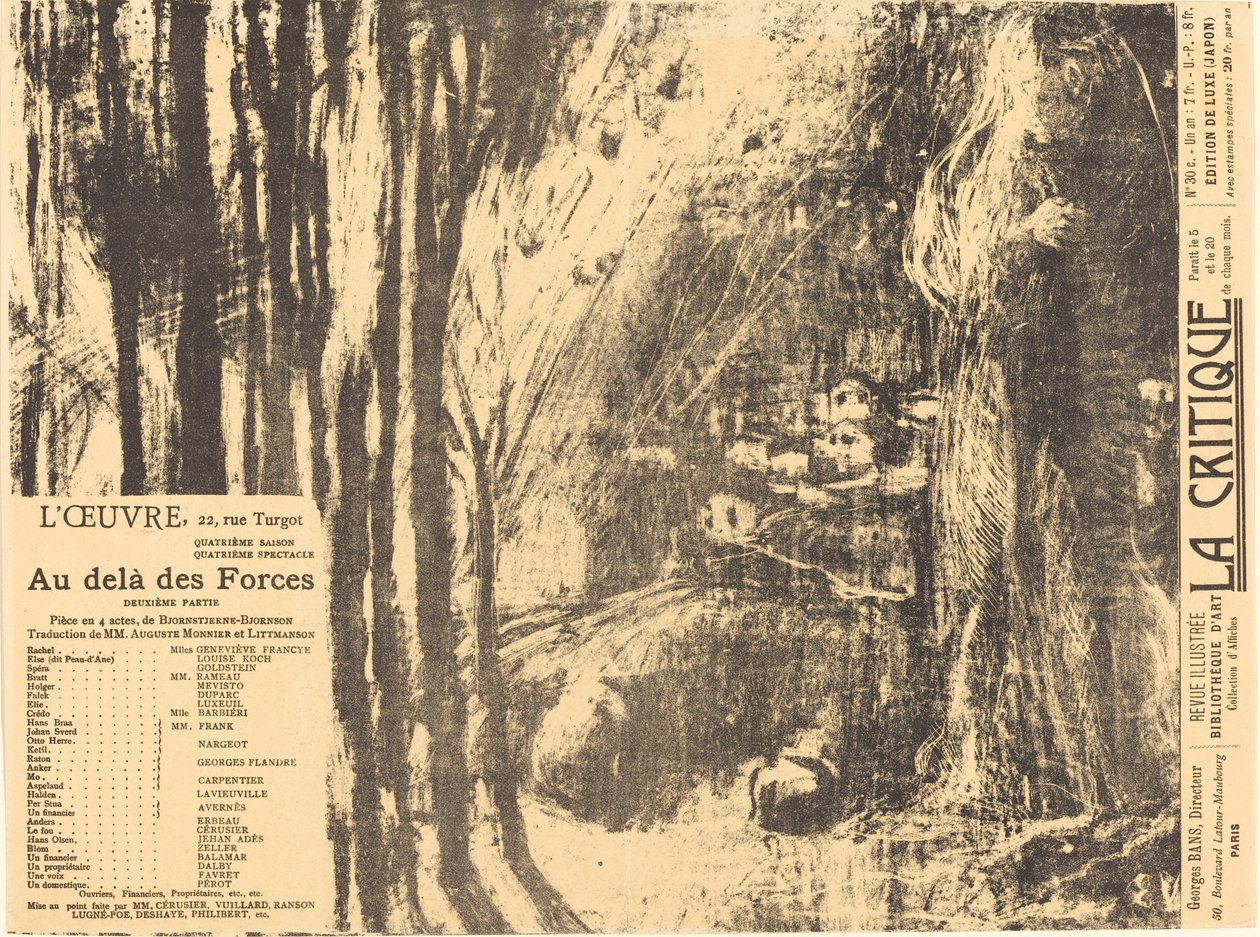 超越人类的力量，1897年。 作者 爱德华·维拉德