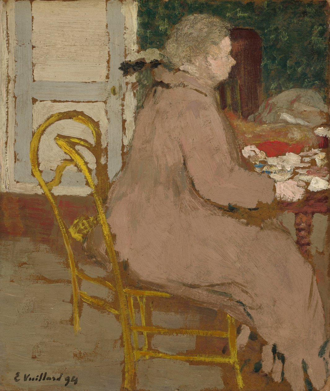 早餐，1894年。 作者 爱德华·维拉德