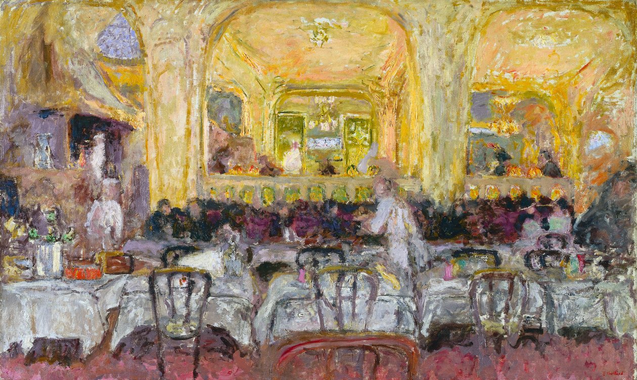 韦普勒咖啡馆（CaféWepler），约1908-10年，于1912年重新设计 作者 爱德华·维拉德