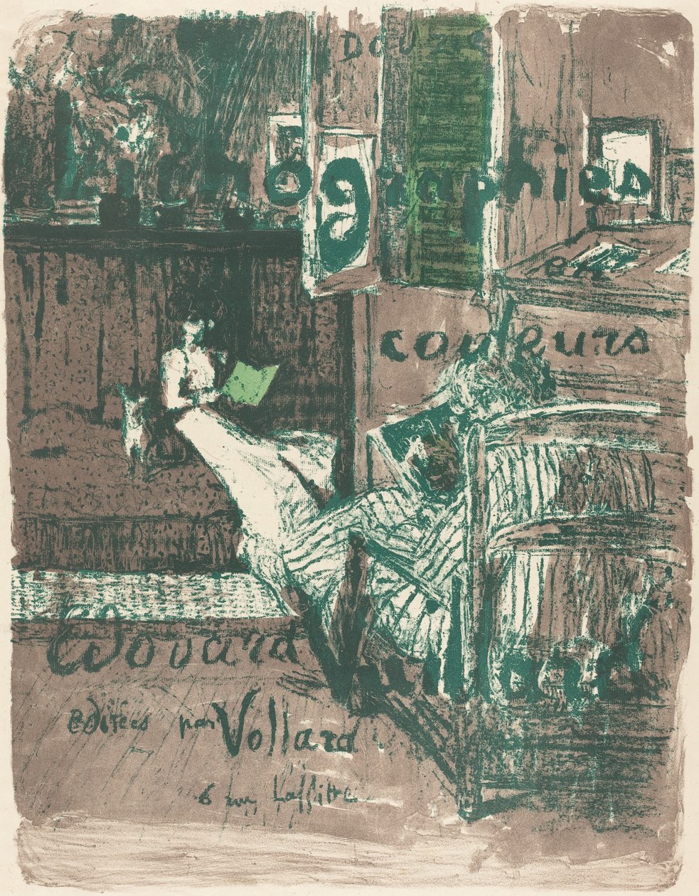 Paysages et intérieurs专辑的封面，1899年。 作者 爱德华·维拉德