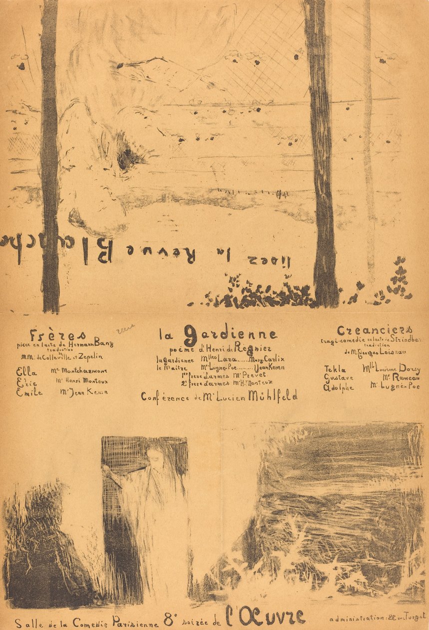 Frères, La Gardienne, Créanciers, 1894。 作者 爱德华·维拉德