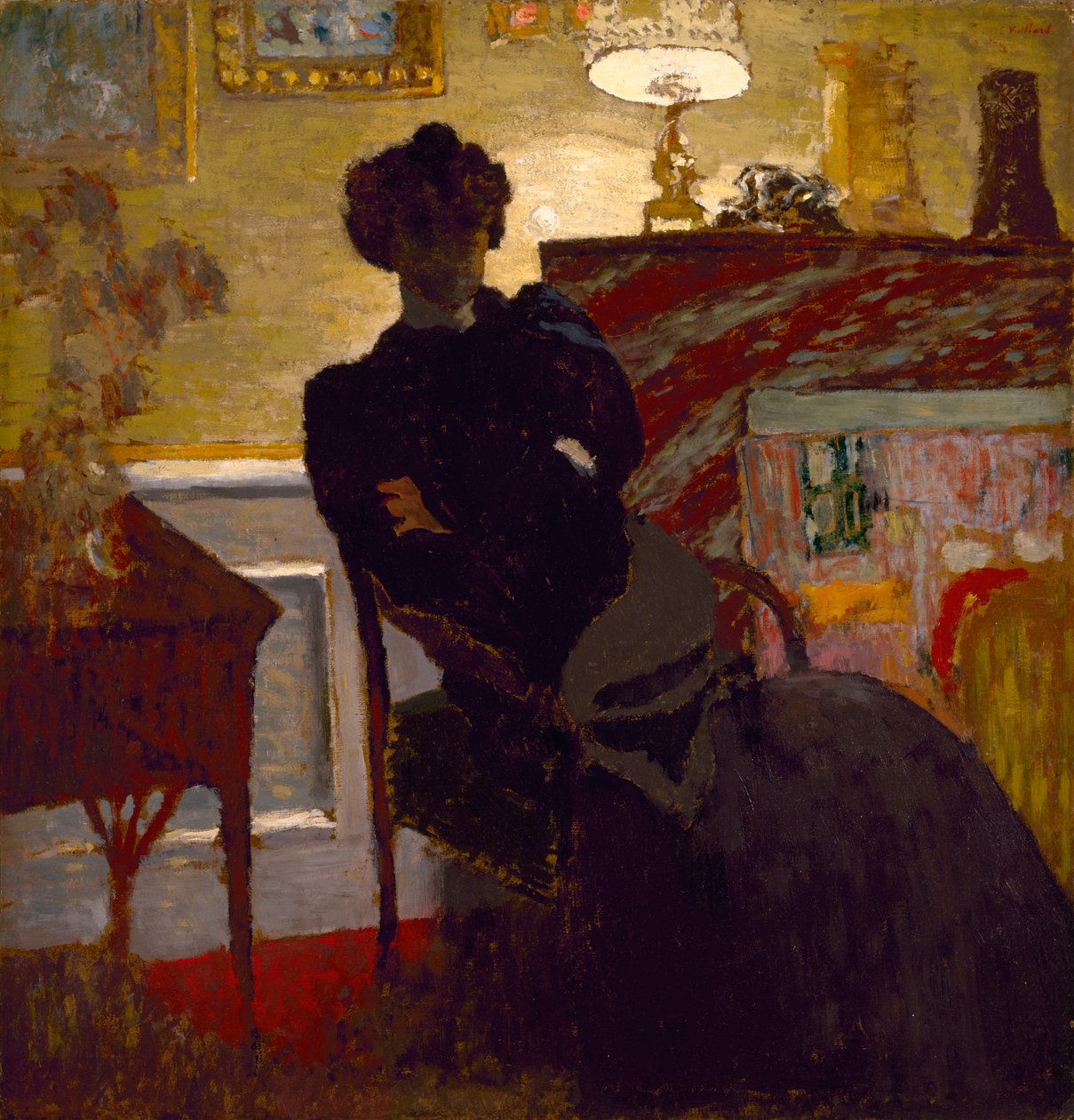 Hessel夫人在家，c.1908 作者 爱德华·维拉德