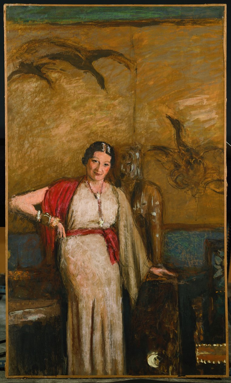 弗雷西内夫人（c.Freyssinet），约1934年 作者 爱德华·维拉德