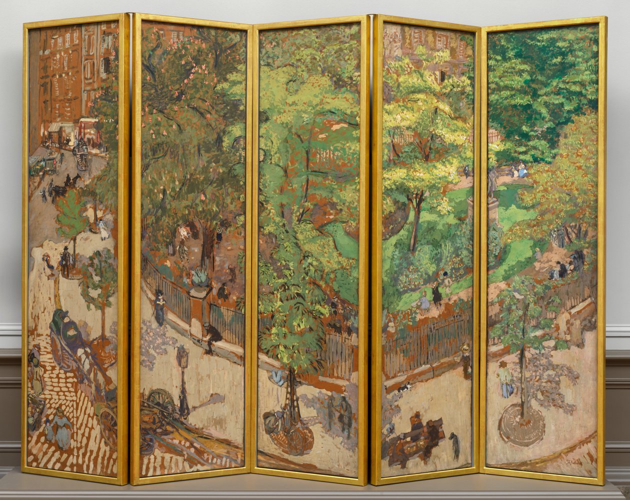 文蒂米勒广场，1911年。 作者 爱德华·维拉德
