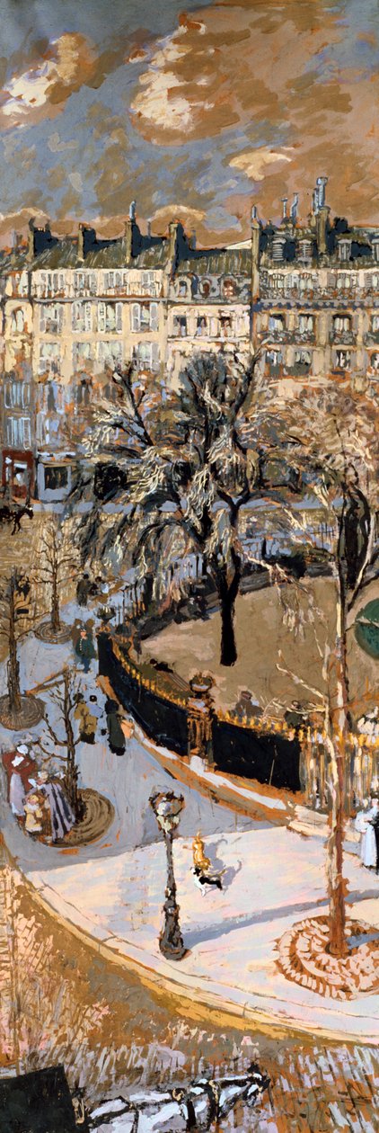 1908年至1910年，巴黎文蒂米利亚广场 作者 爱德华·维拉德