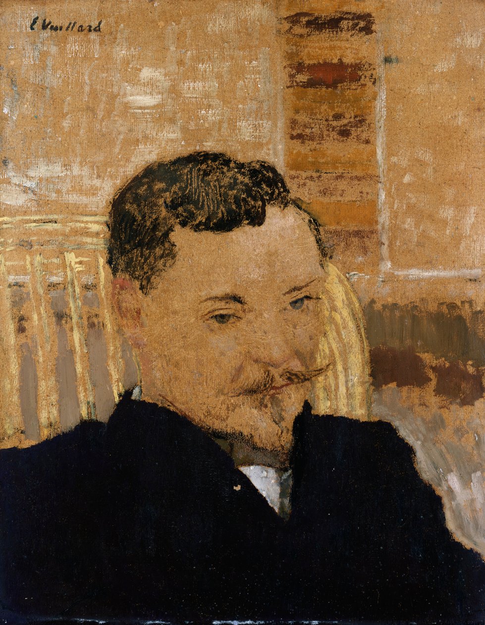 Romain Coolus肖像，约1897年 作者 爱德华·维拉德