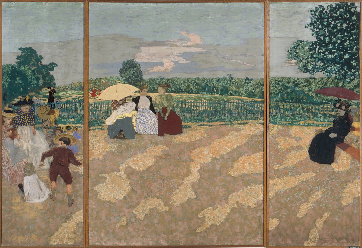 公共花园，1894年 作者 爱德华·维拉德