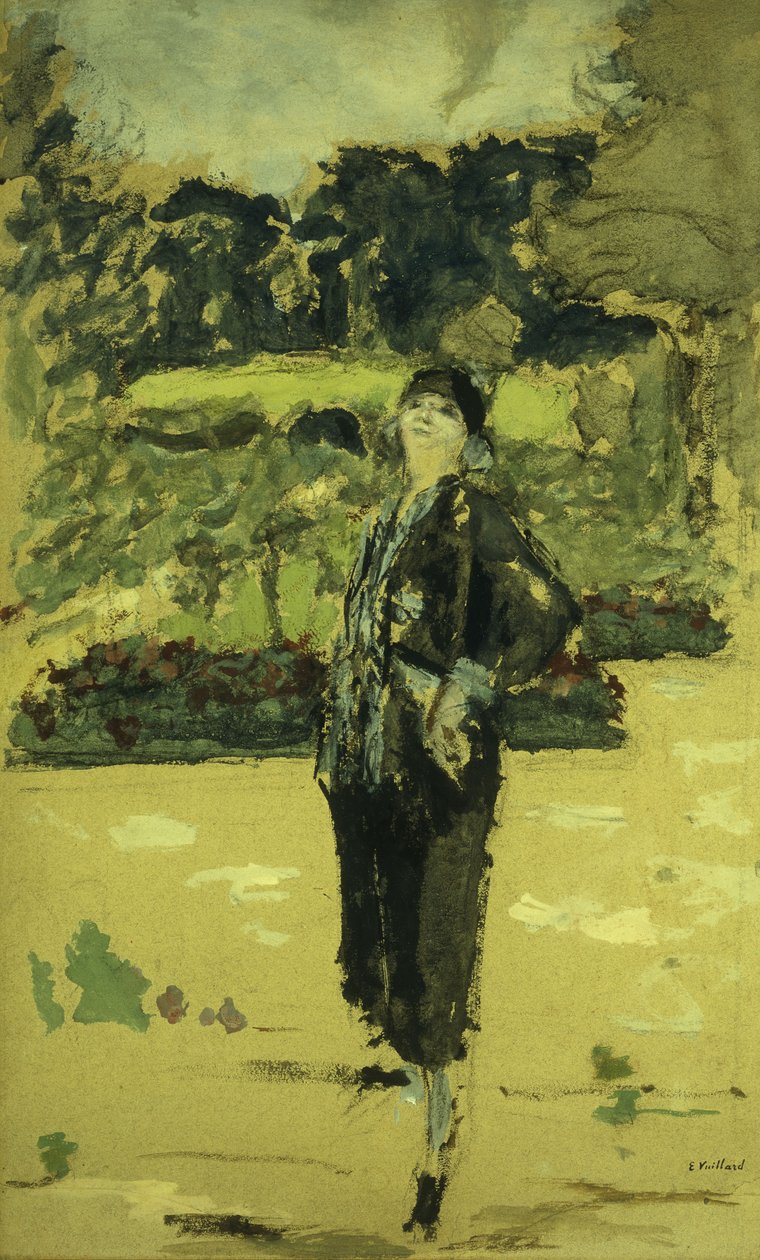 黑色礼服；黑色礼服，1920年 作者 爱德华·维拉德