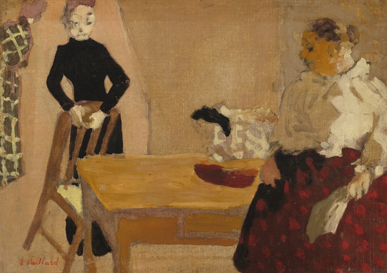 The Conversation, 1891. 作者 爱德华·维拉德