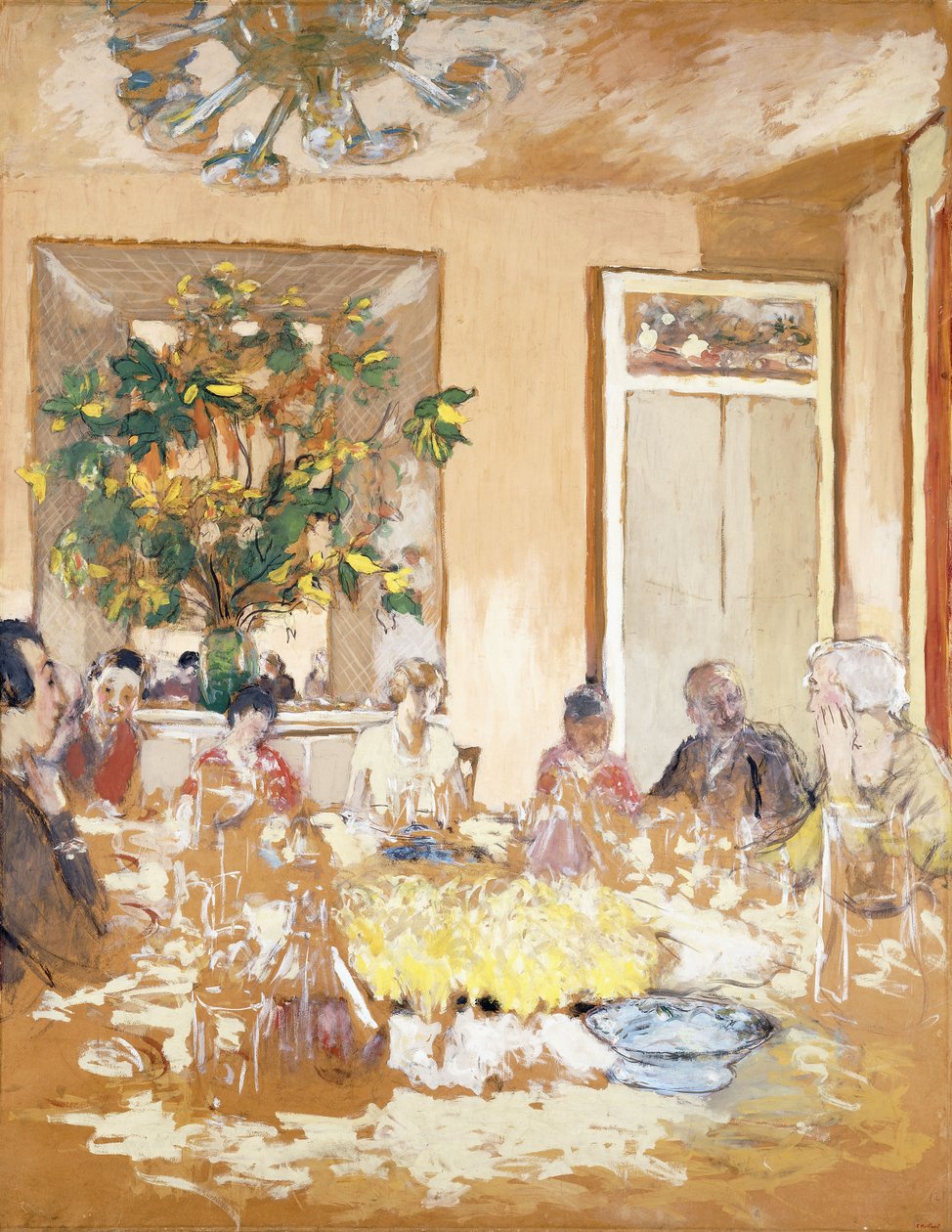 克莱斯城堡餐厅，1938年 作者 爱德华·维拉德