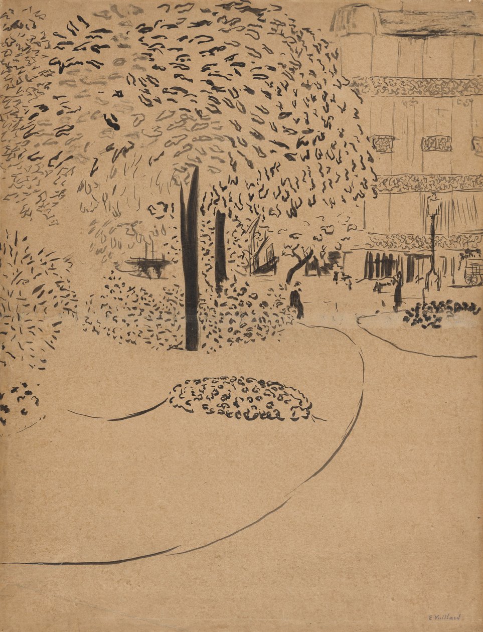 广场》，1910年。 作者 爱德华·维拉德
