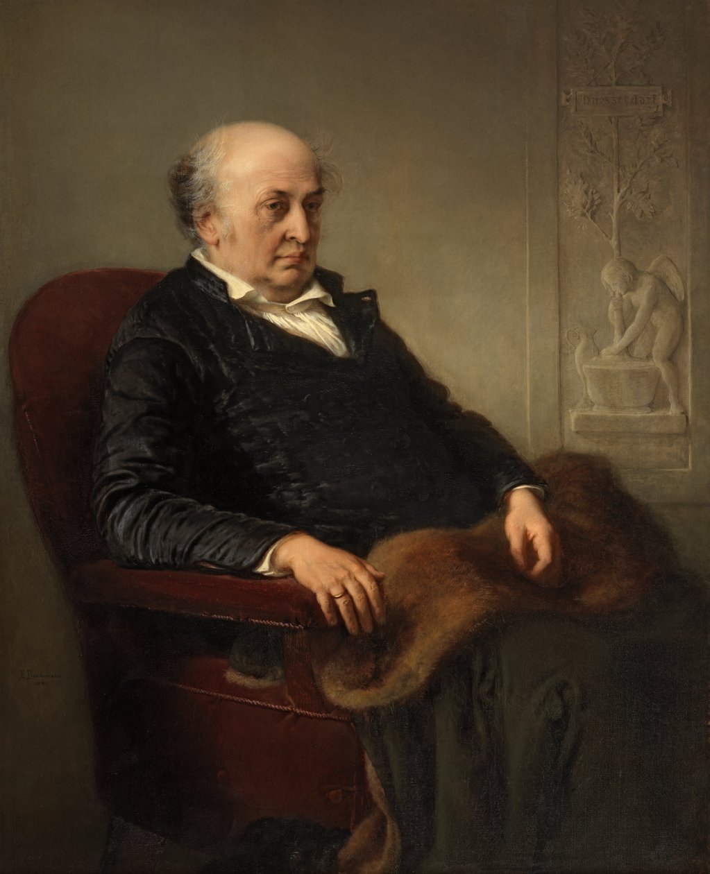 德语：Der Maler Wilhelm von Schadow 画家 画家 Wilhelm von Schadow 作者 爱德华·本德曼