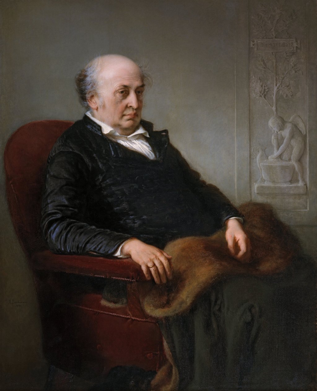 德语：Der Maler Wilhelm von Schadow 画家 画家 Wilhelm von Schadow 作者 爱德华·本德曼