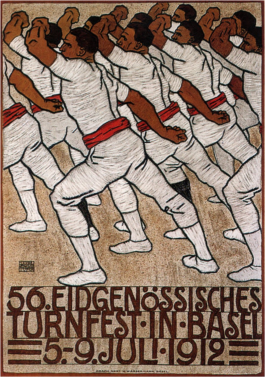 第56届巴塞尔联邦体操节，1912年 作者 小爱德华·伦格里