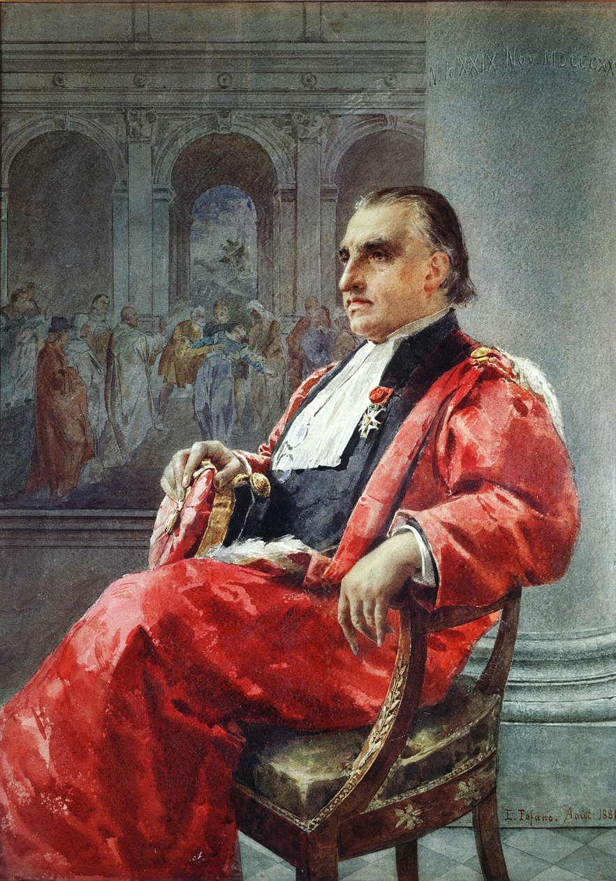 Jean-Martin Charcot（1825-93）1881年8月 作者 爱德华多·托法诺