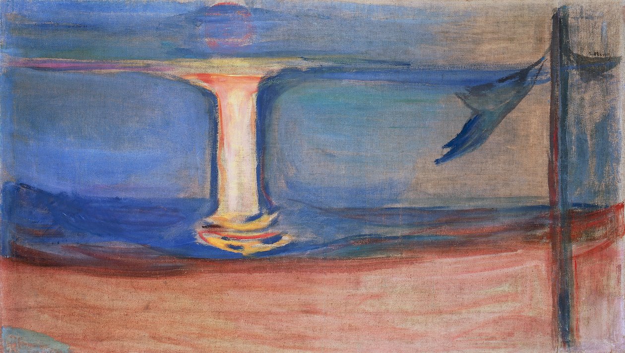 Aasgaardstrand, Aasgaardstrand海滩 作者 爱德华·蒙克
