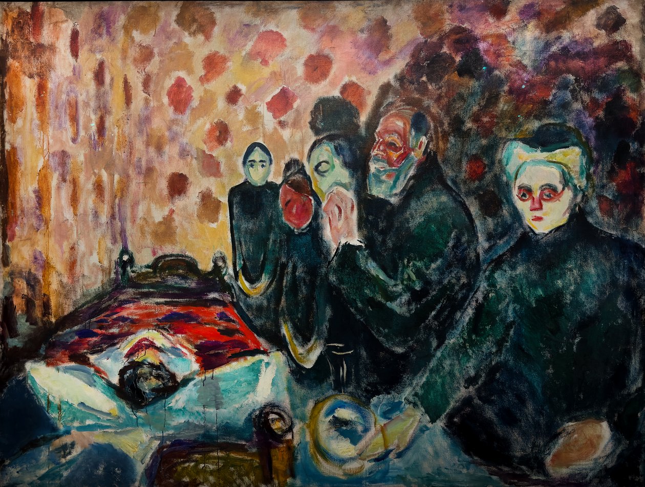 与死亡作斗争 作者 爱德华·蒙克