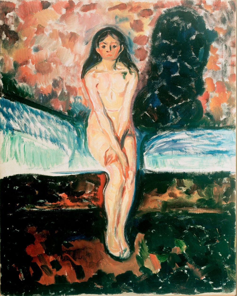 青春期研究。爱德华-蒙克(1863-1944)的画作 1895年前 奥斯陆, Kommunes Kunstsamlinger Munch-Museet (Musee Munch) 作者 爱德华·蒙克