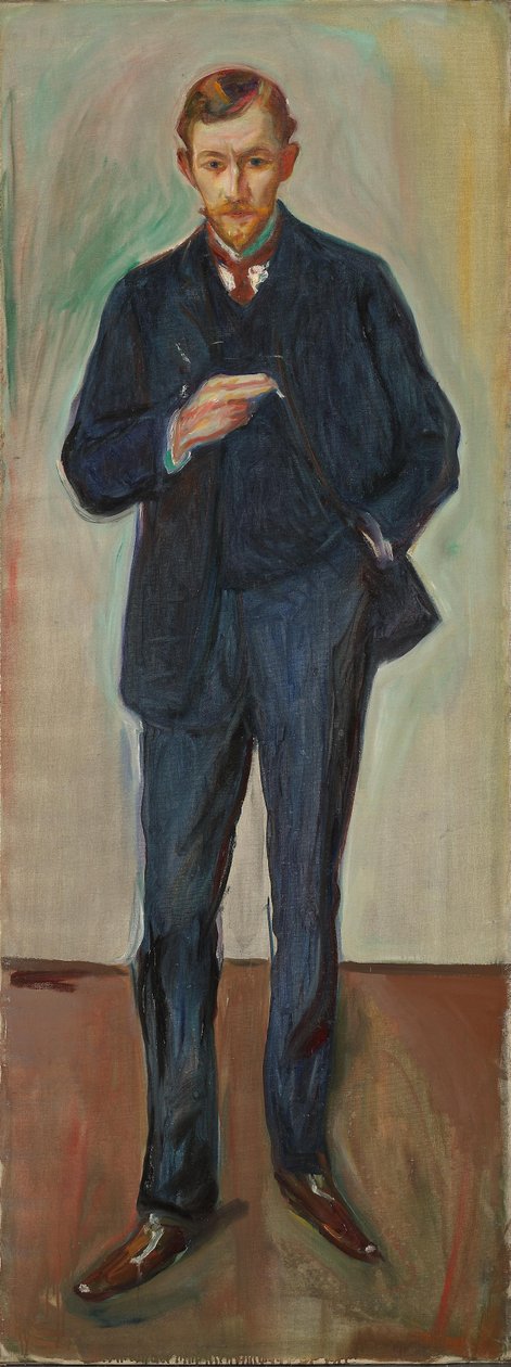 法国人》，Marcel Archinard，约 1904 年（布面油画） 作者 爱德华·蒙克