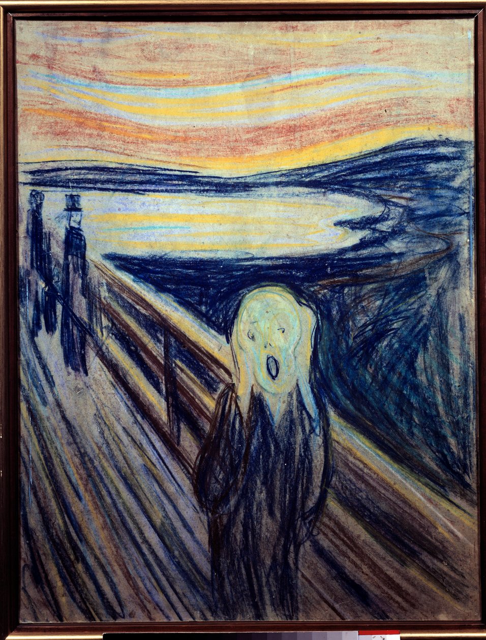 那声尖叫。爱德华·蒙克绘画 作者 爱德华·蒙克