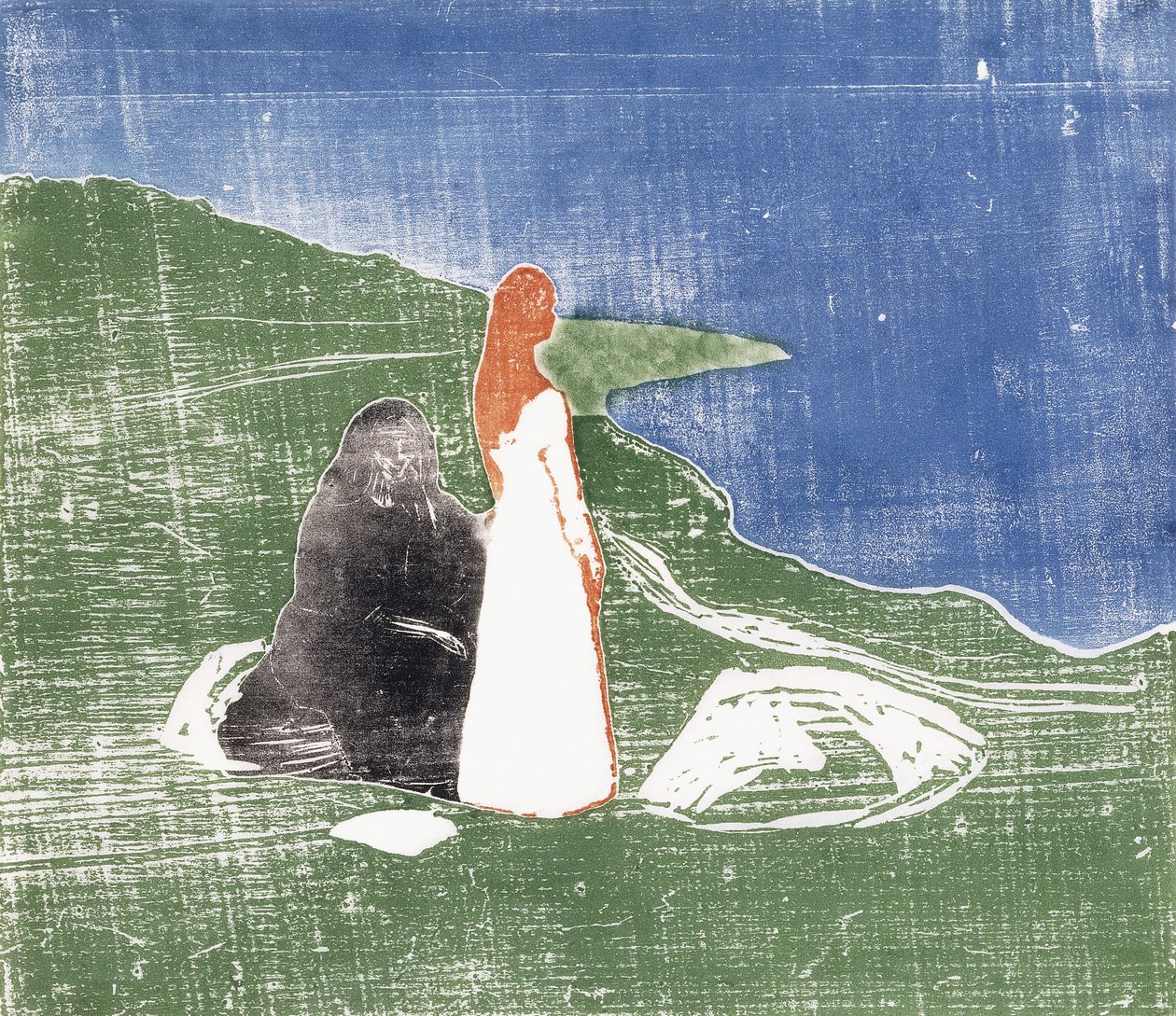 海边的女人 作者 爱德华·蒙克
