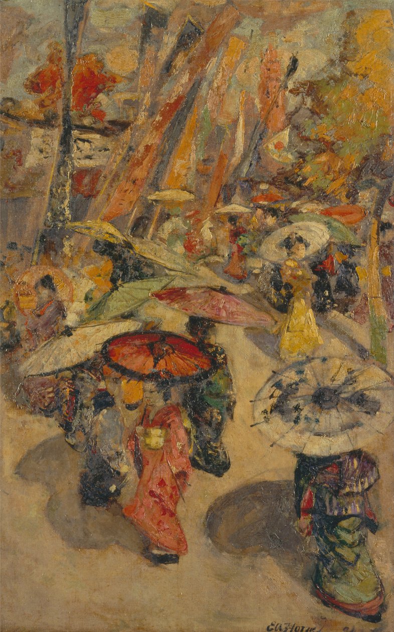 街景，东京 作者 爱德华·阿特金森·霍内尔