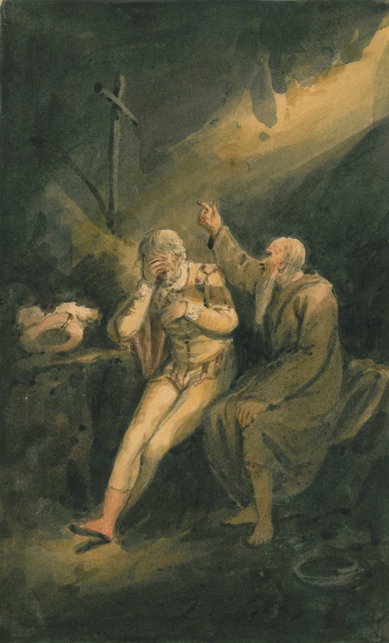 场景来自&39;如你所愿&39;，c.1798-1819 作者 爱德华·伯德