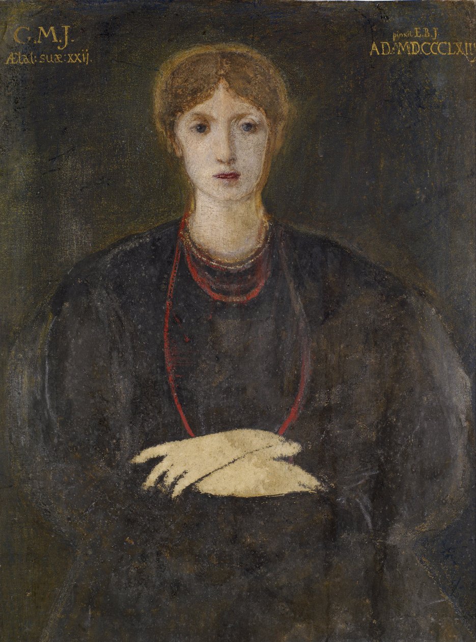 Georgiana Burne-Jones的肖像（1840-1920） 作者 爱德华·伯恩·琼斯