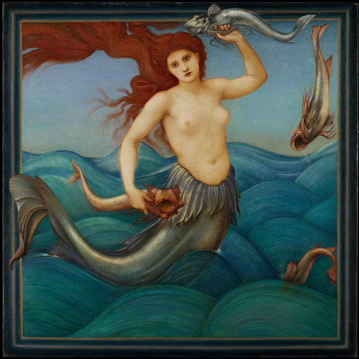 海仙女，1881年 作者 爱德华·伯恩·琼斯