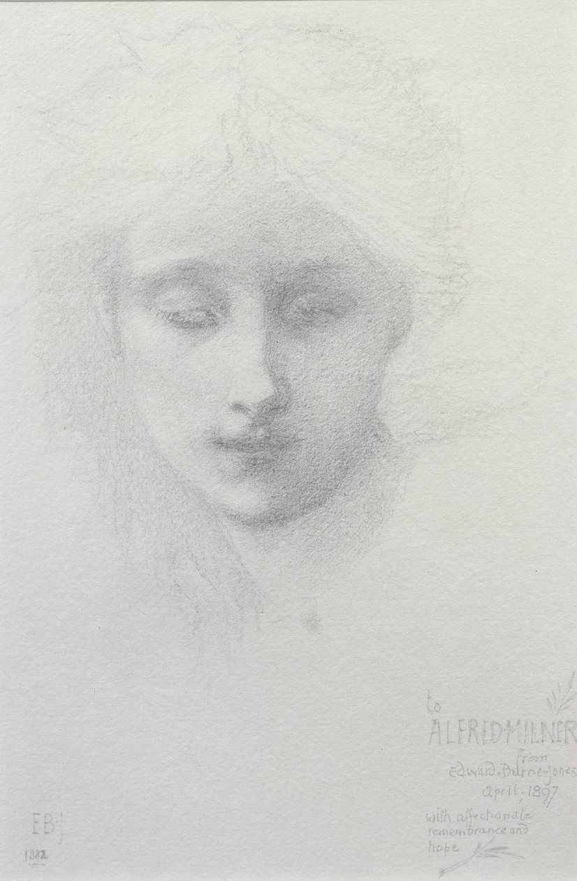 Lady Violet Milner，1882年 作者 爱德华·伯恩·琼斯