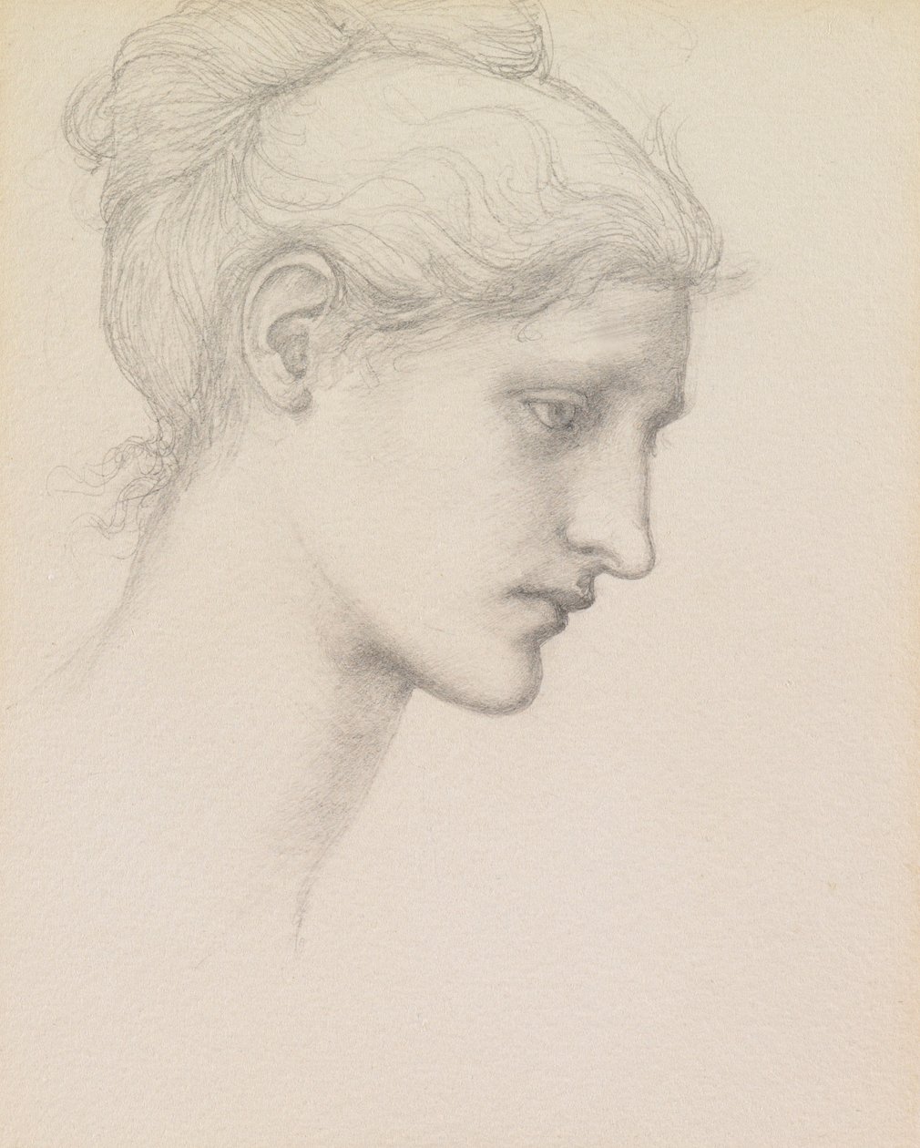 研究Laus Veneria，1875年 作者 爱德华·伯恩·琼斯