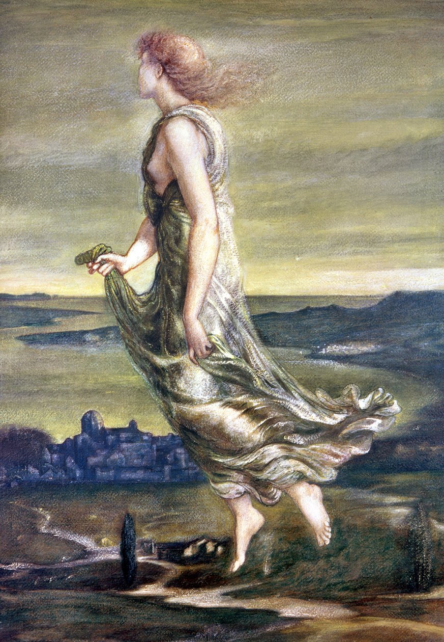 1870年的晚星（水粉画） 作者 爱德华·伯恩·琼斯