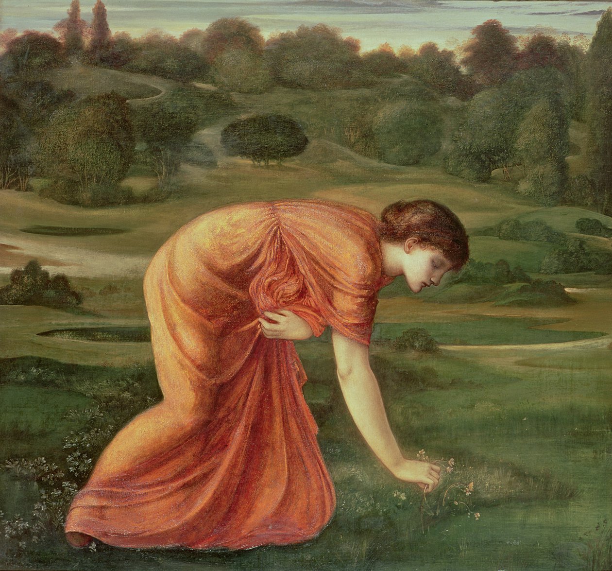 March Marigold，1870年 作者 爱德华·伯恩·琼斯