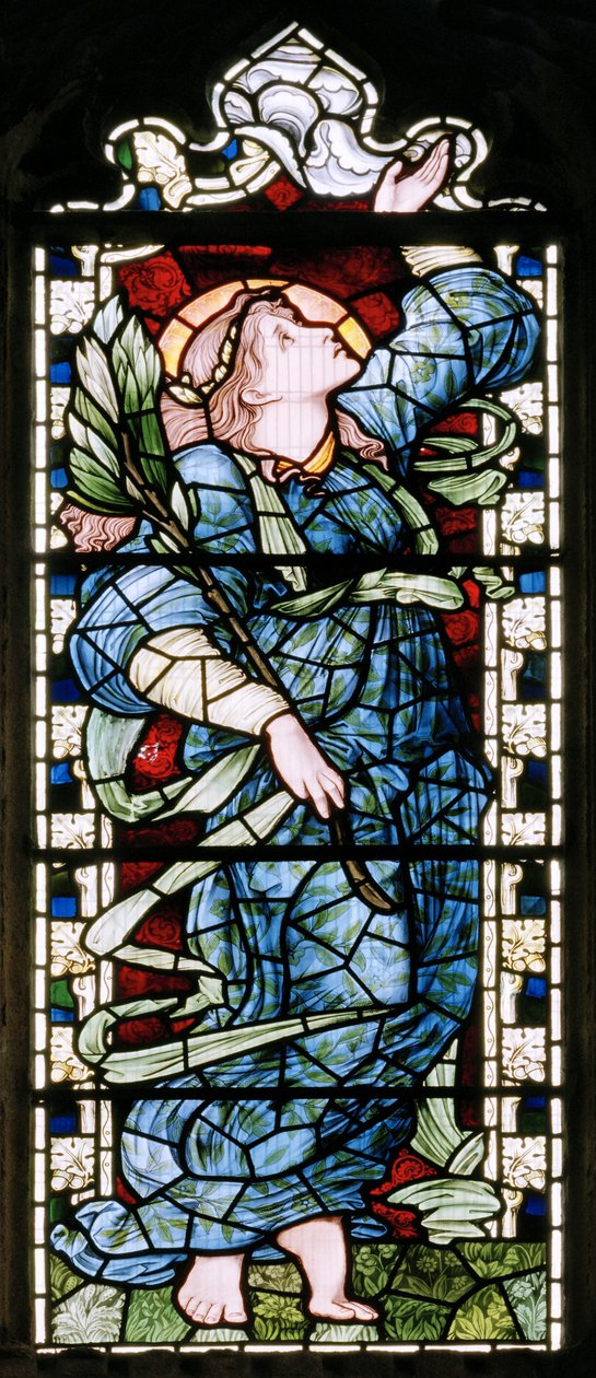 Ashton Under Lyne，Albion Congregational Church，Morris＆Co.，Edward Burne-Jones，South Transept，1896 作者 爱德华·伯恩·琼斯