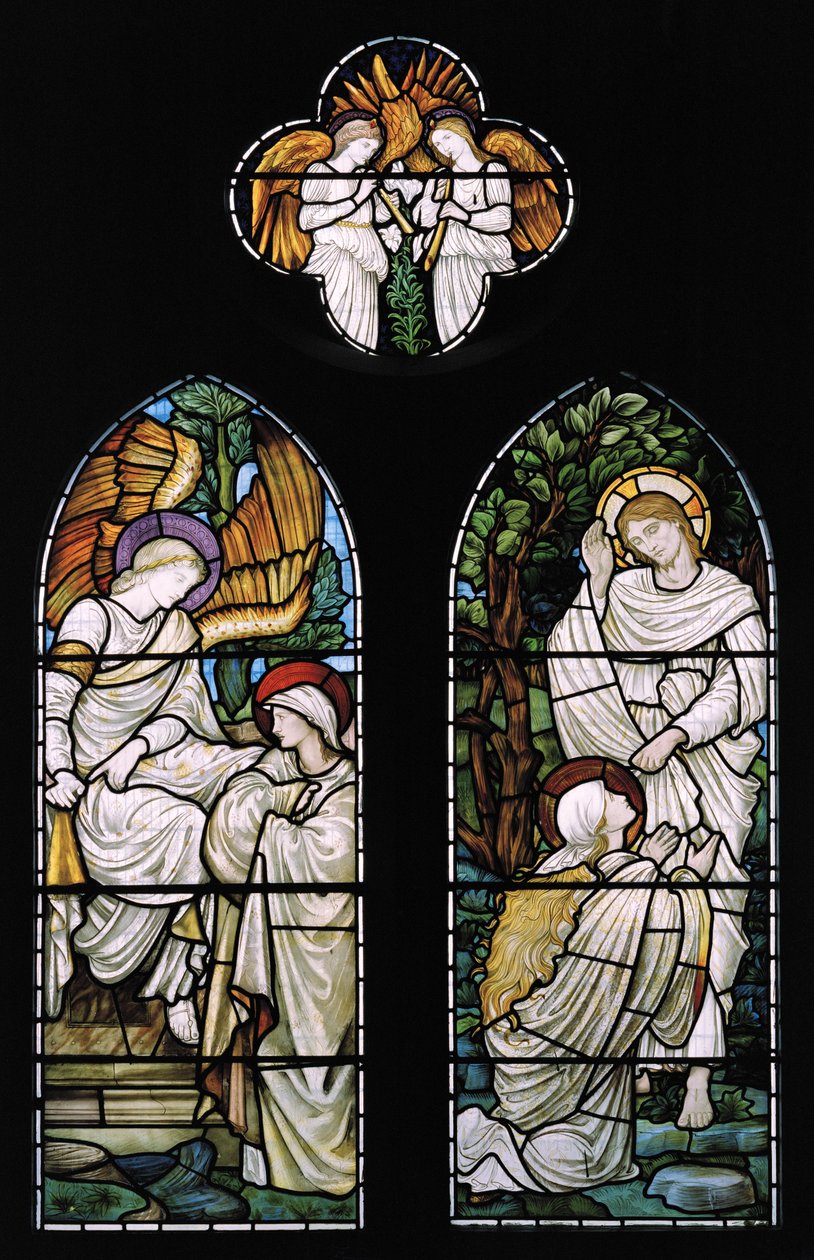 复活节早晨，Mary Magdalen，1876年 作者 爱德华·伯恩·琼斯