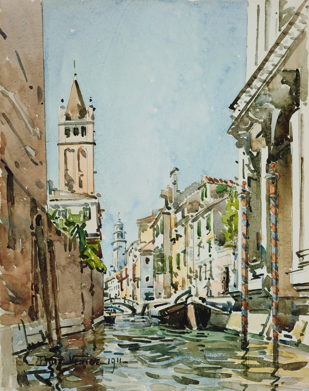 Rio di San Barnaba，威尼斯 作者 爱德华·达利·博伊特