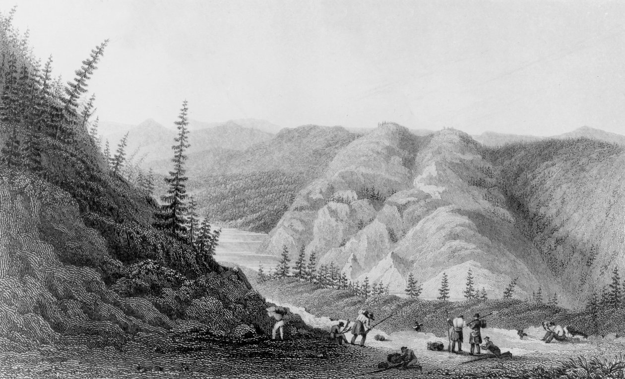 查看荒地，1826年 作者 爱德华·弗朗西斯·芬德
