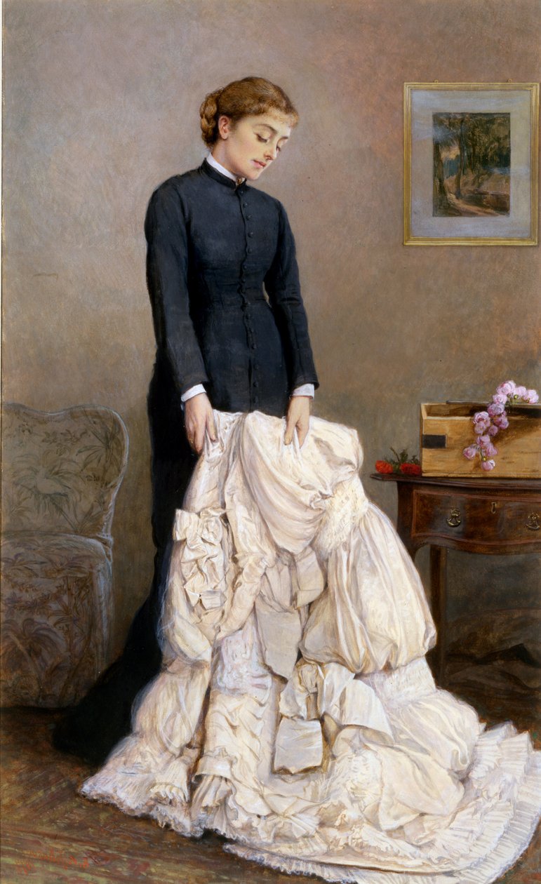 年轻的寡妇，1877年 作者 爱德华·基林沃思·约翰逊