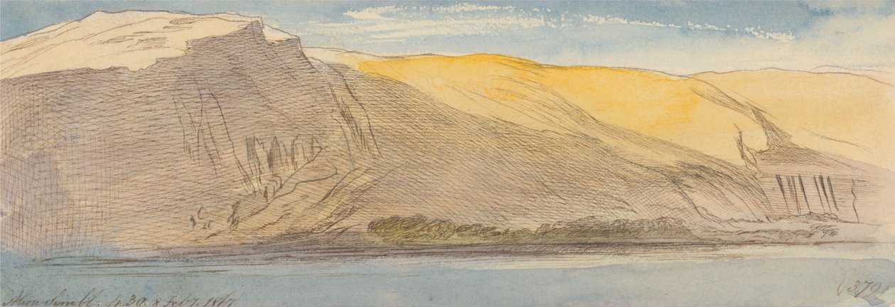 阿布辛贝，1867年2月8日下午4点30分（379） 作者 爱德华·李尔