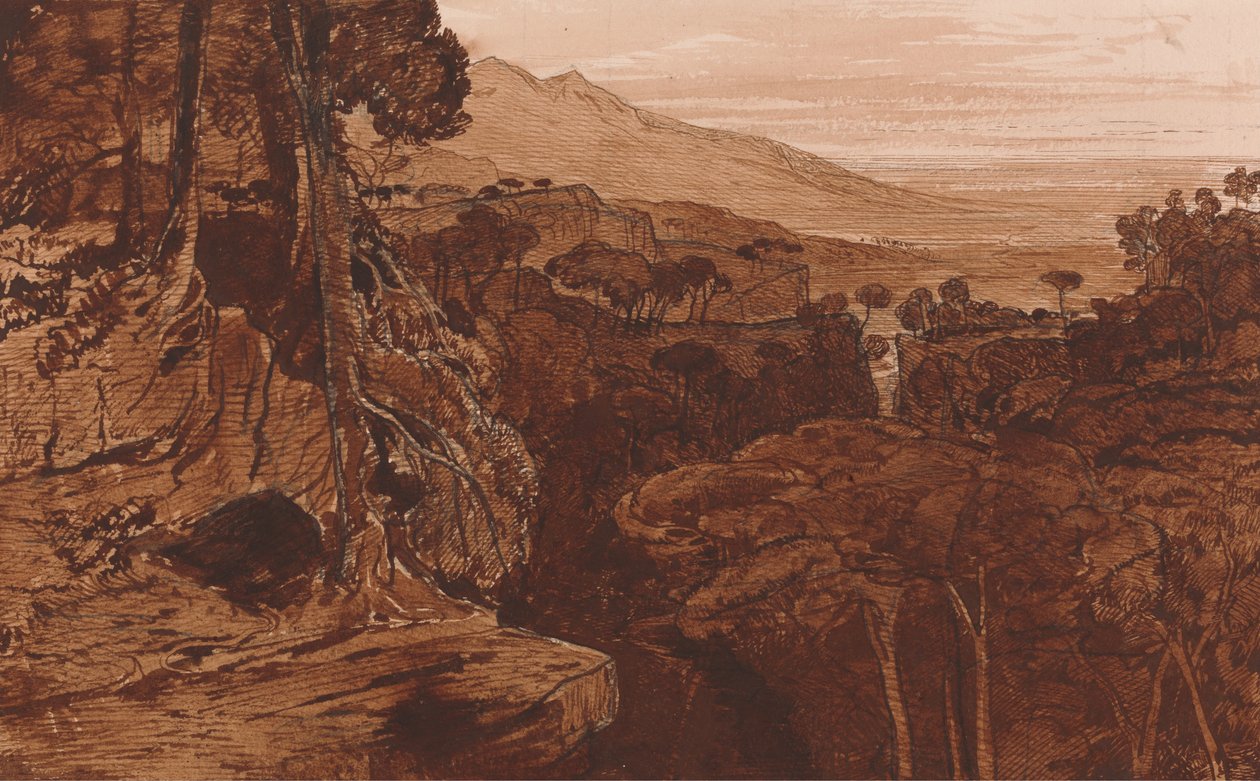 Bavella，科西嘉岛 作者 爱德华·李尔