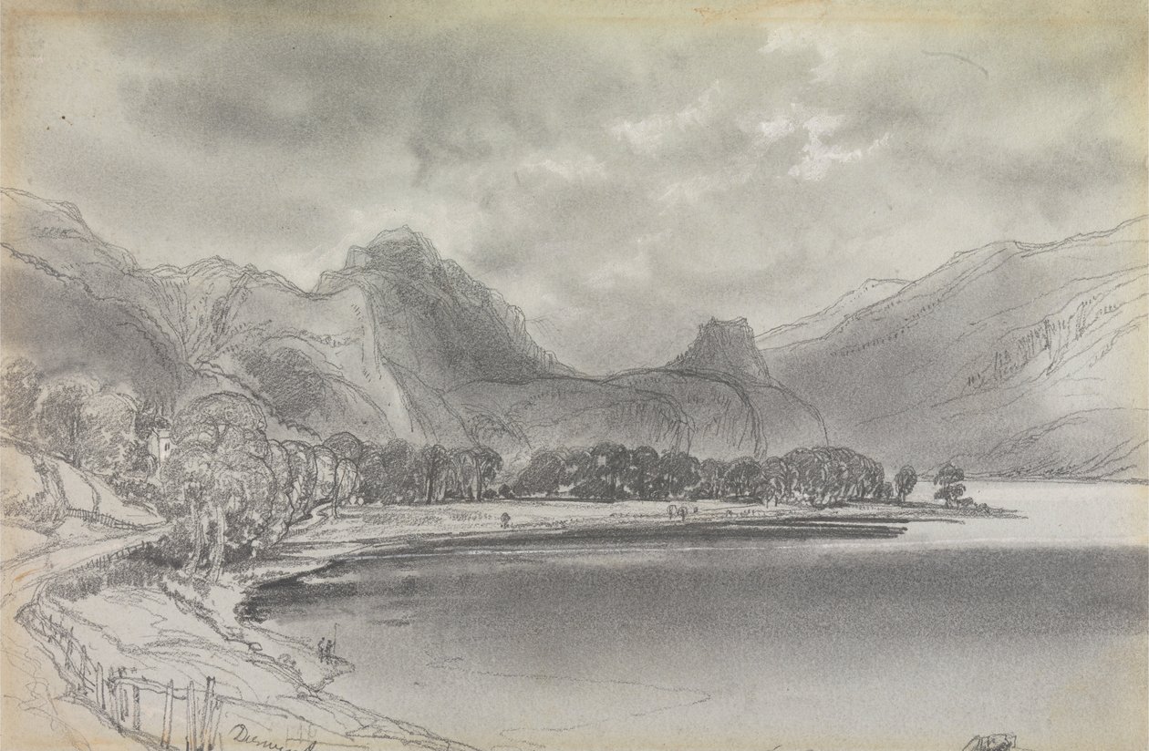Derwentwater湖 作者 爱德华·李尔