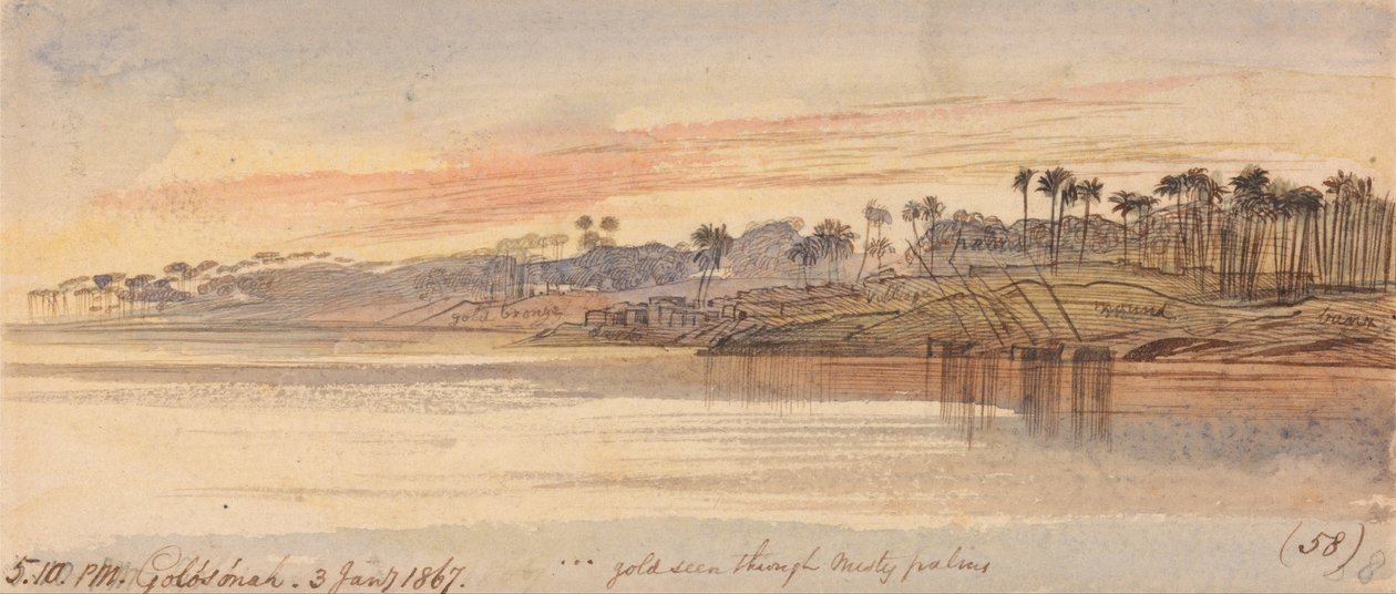 Golosoneh，1867年1月3日下午5-10点（58） 作者 爱德华·李尔
