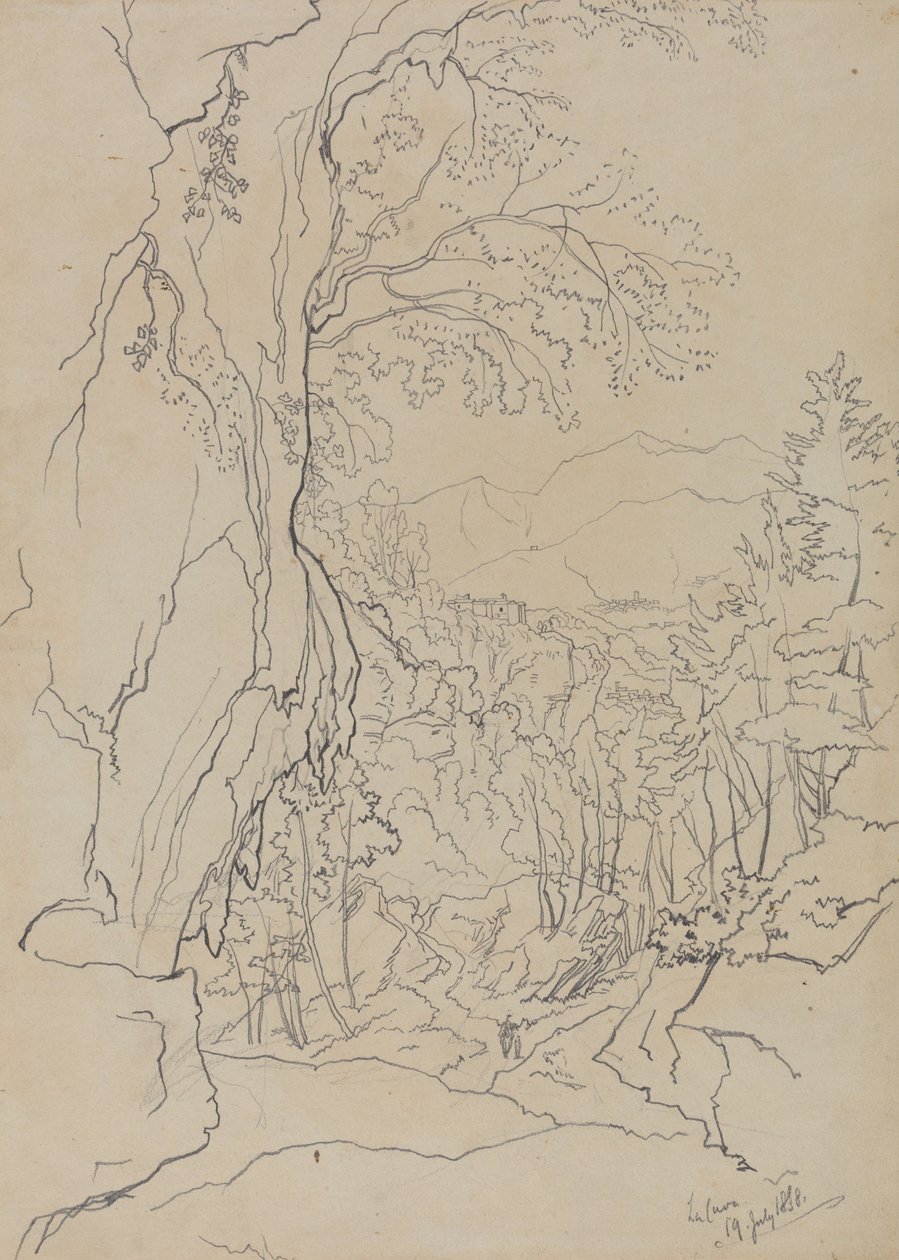 La Cava，1838年7月19日 作者 爱德华·李尔