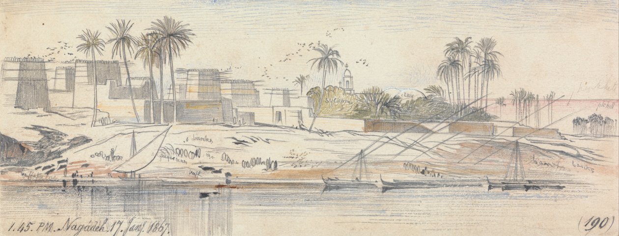 Negadeh，1867年1月17日下午1点45分（190） 作者 爱德华·李尔