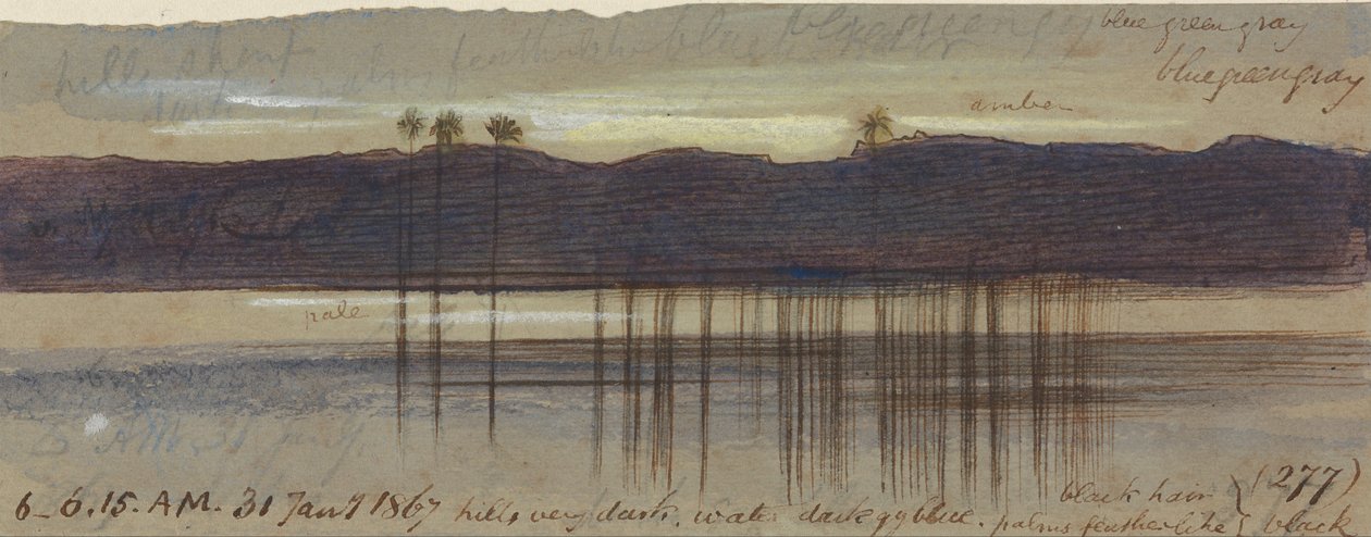 菲莱，1867年1月31日上午6点至6点15分（277） 作者 爱德华·李尔