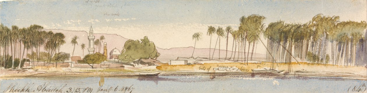 Sheikh Abadeh，1867年1月6日下午3-15点（84） 作者 爱德华·李尔