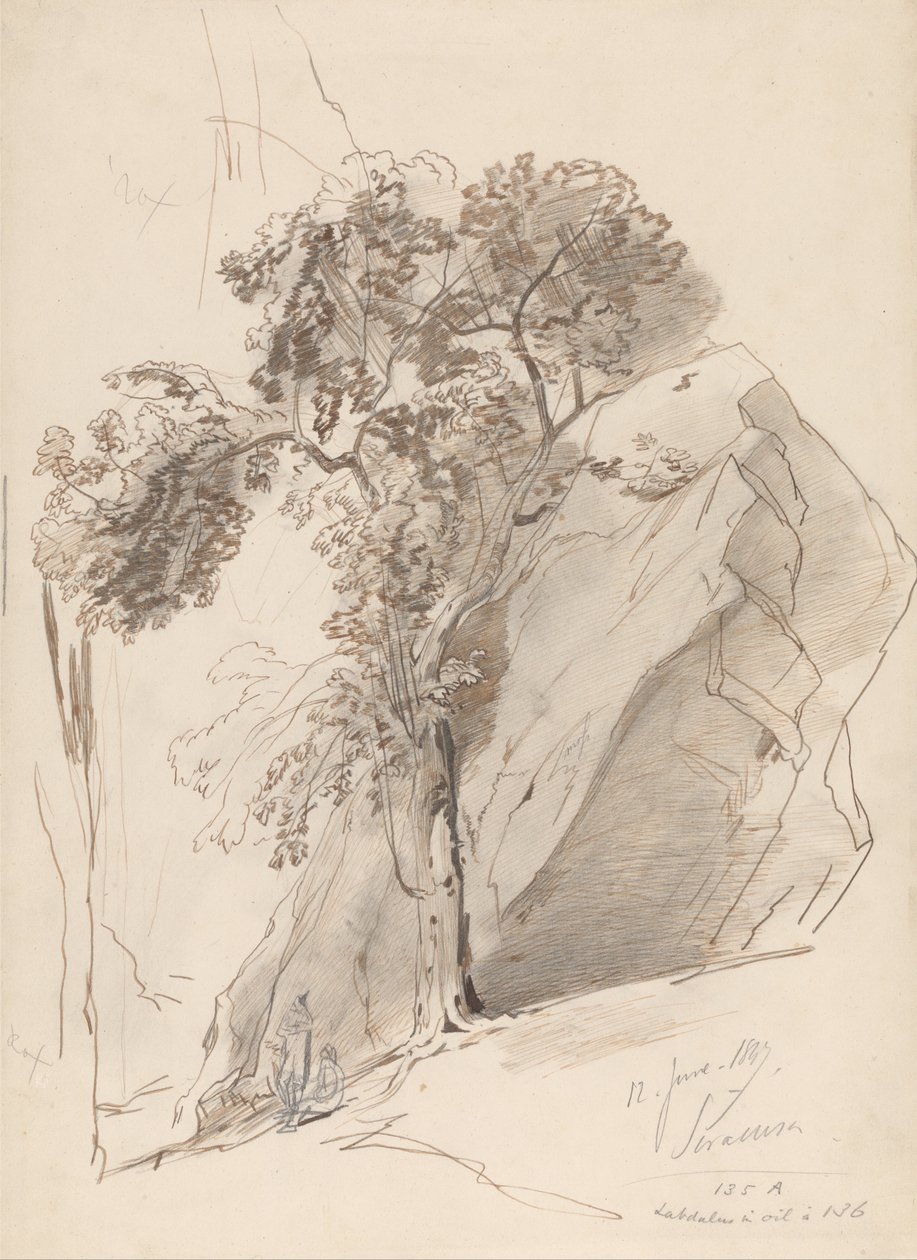 锡拉丘兹，1847年6月12日 作者 爱德华·李尔