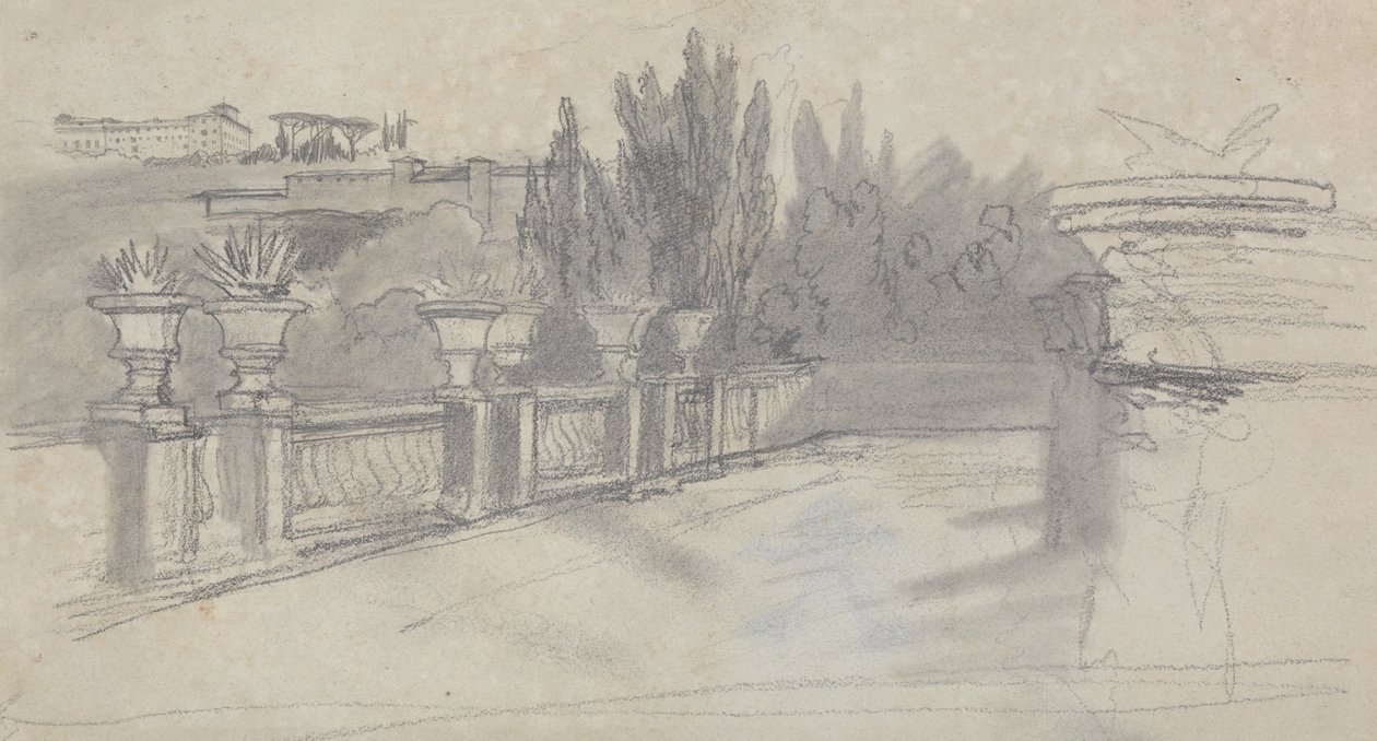 Villa Torlania，前身为Villa Conti，Erascati 作者 爱德华·李尔