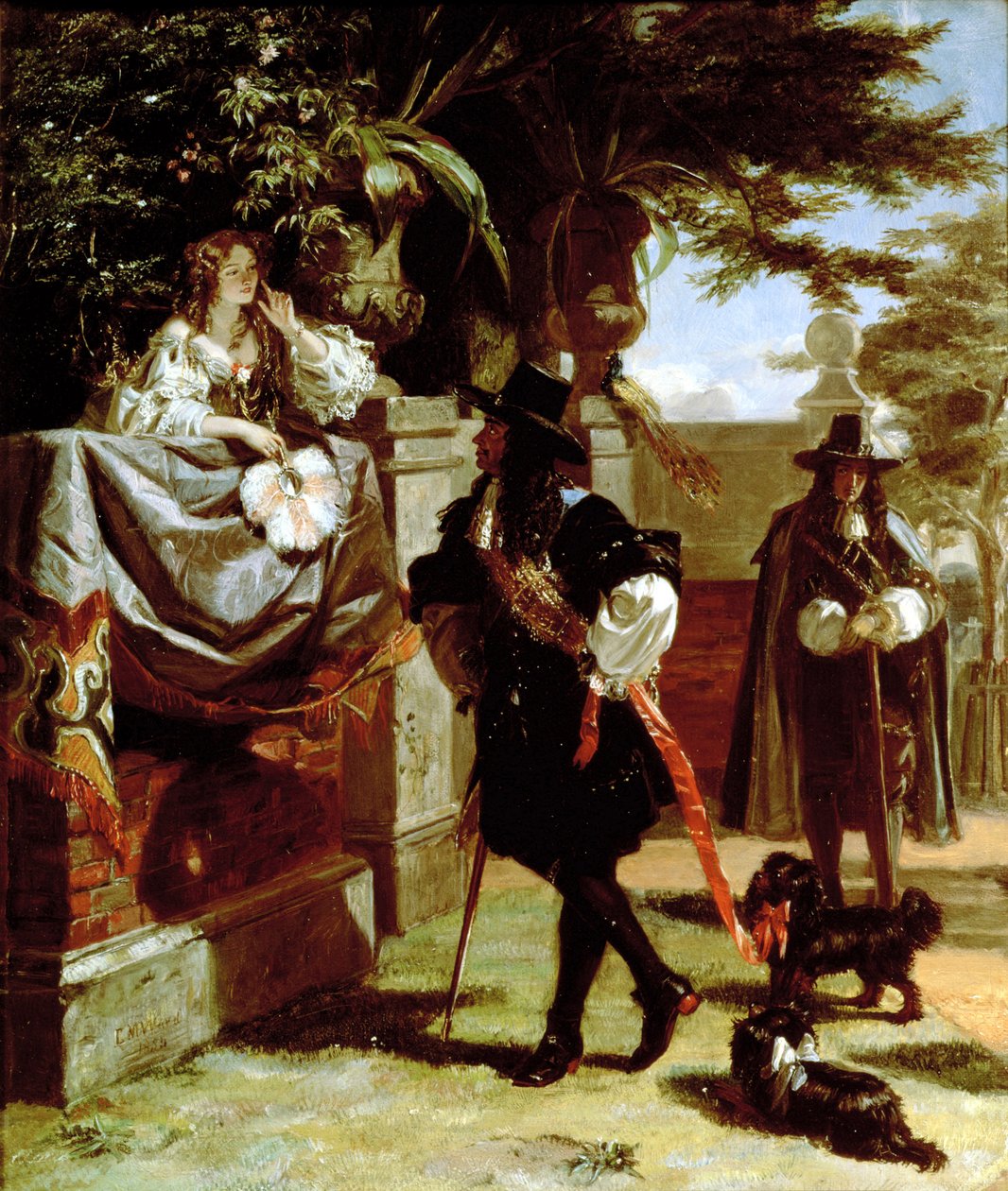 Charles II（1630-85）和Nell Gwynne（1650-87） 作者 爱德华·马修·沃德